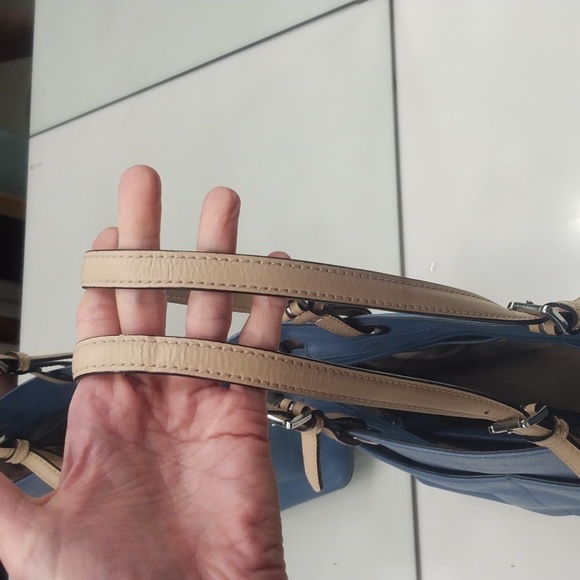 MICHAEL KORS BLUE LEATHER SHOULDER BAG - Picture 10 of 10